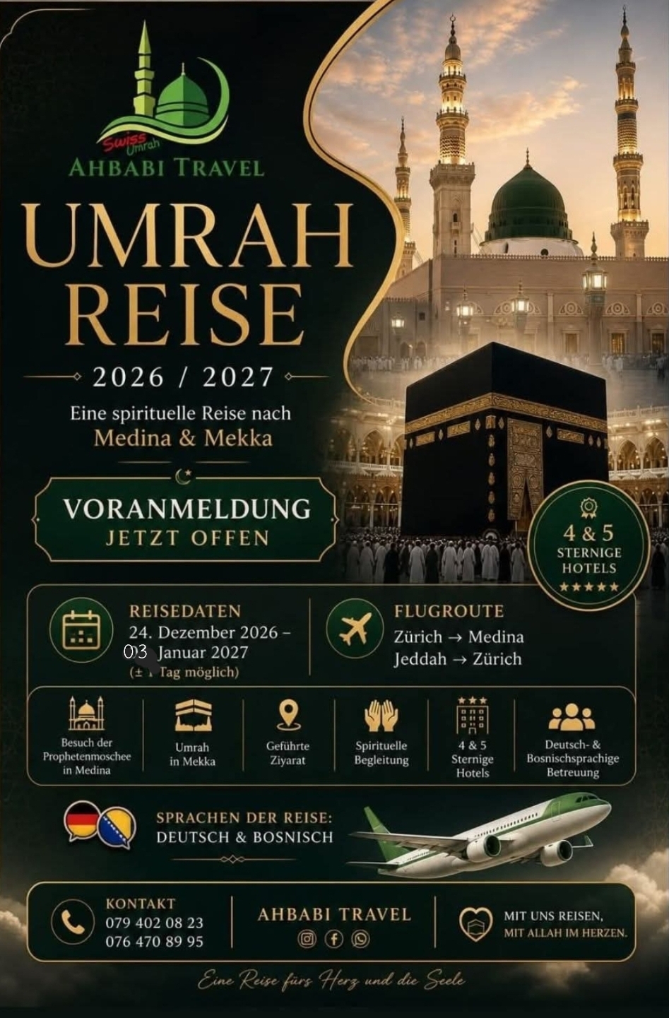 Umrah Paket für Dezember 2026/27