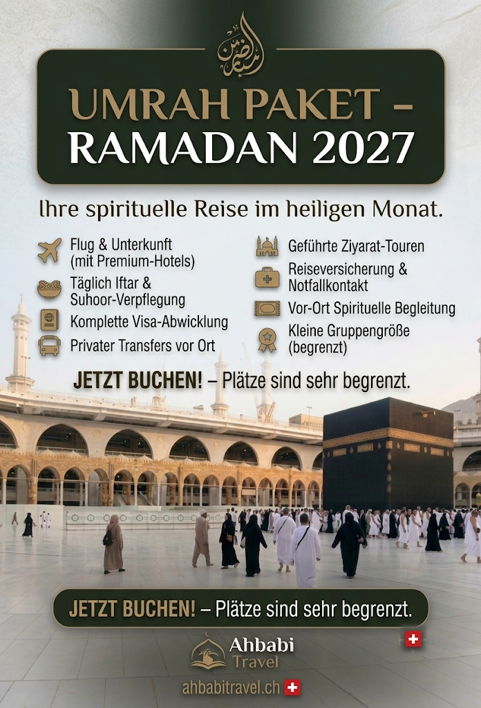 Umrah Paket für Ramadan 2027 